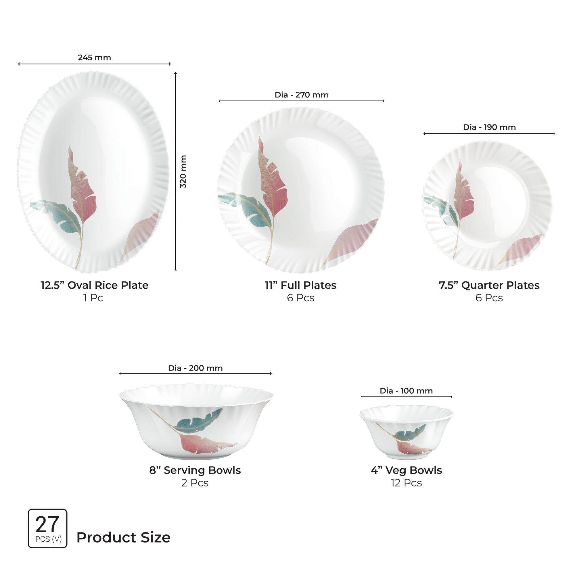 Aurelia Collection Dinner Set - PALMA