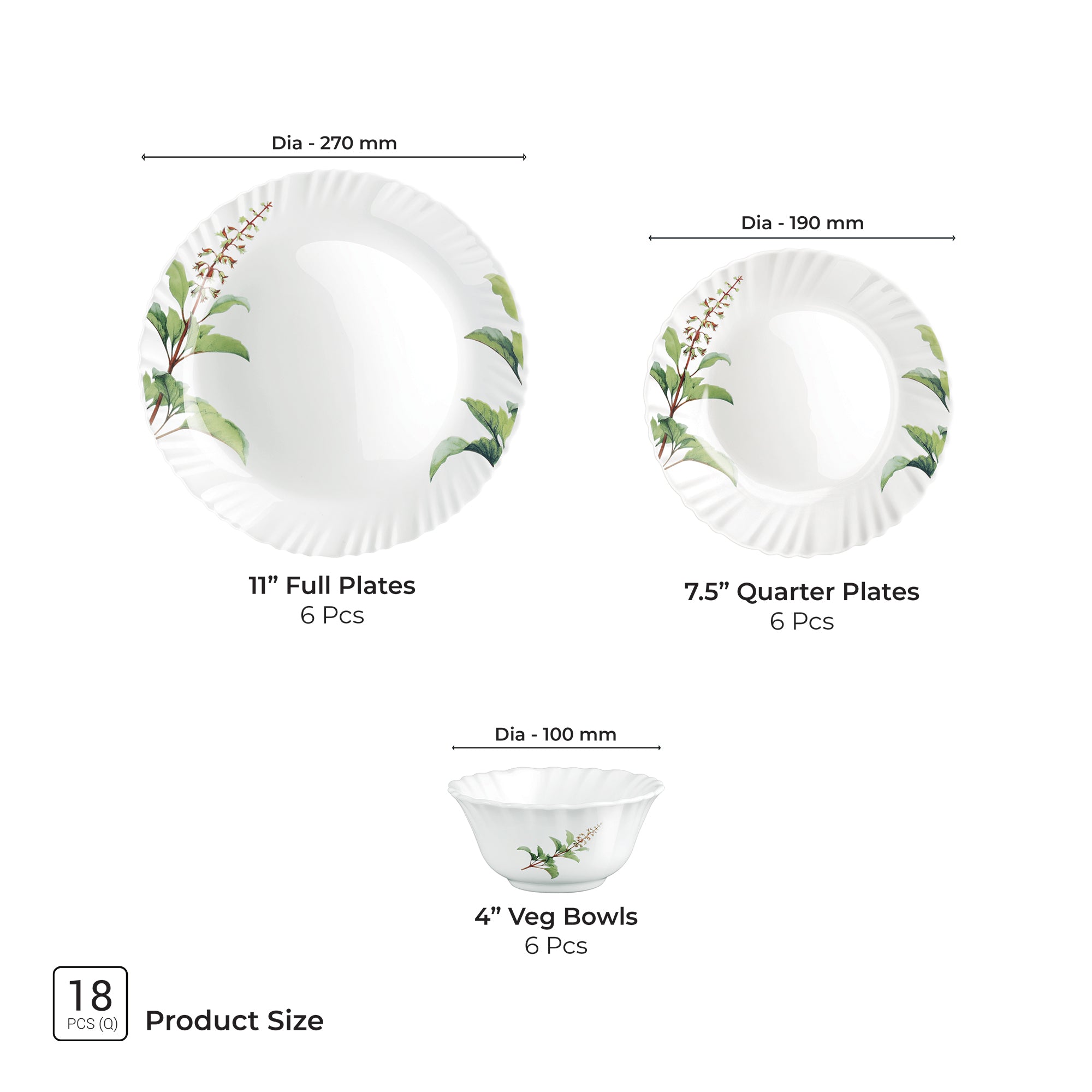 Aurelia Collection Dinner Set - SAVIRA