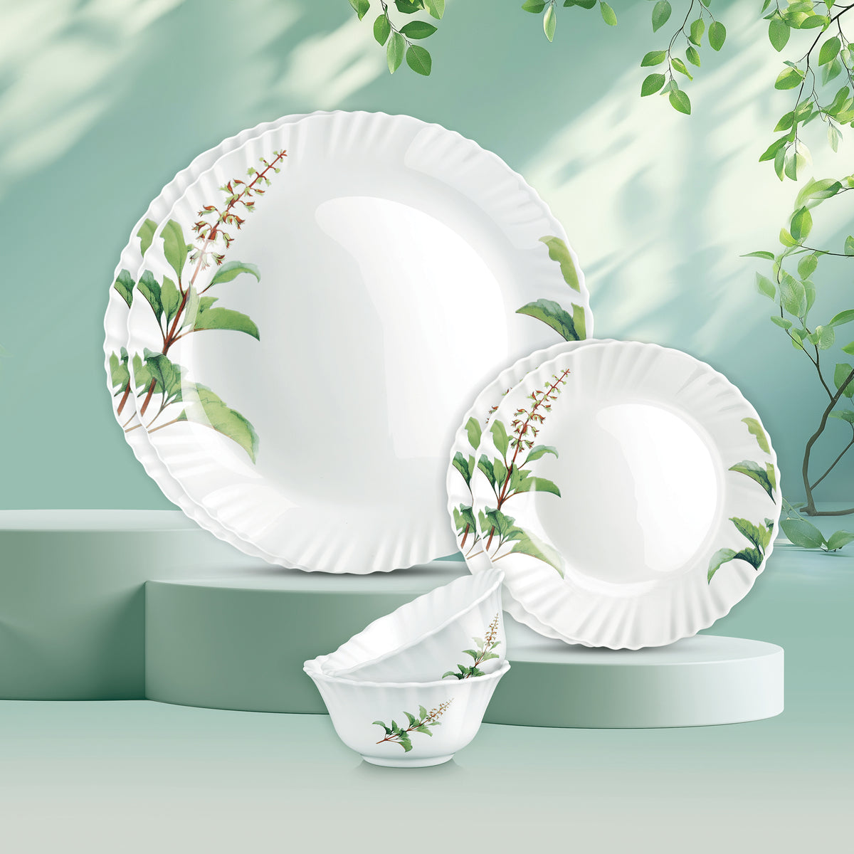 Aurelia Collection Dinner Set - SAVIRA - 6 Pcs