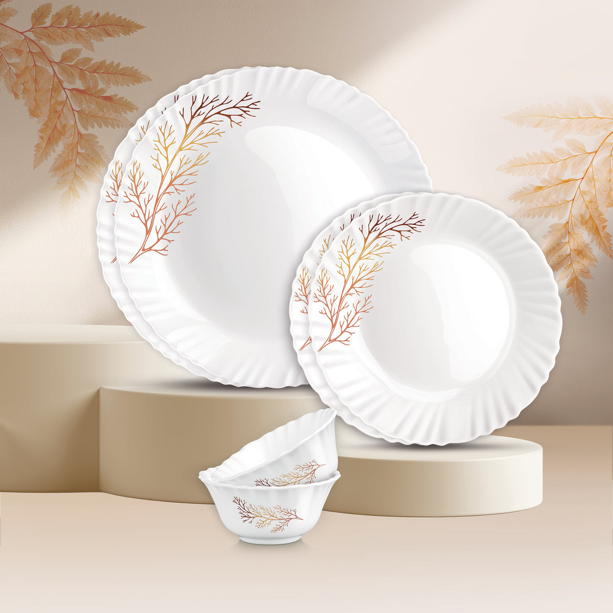 Aurelia Collection Dinner Set - SILVIA - 6 Pcs