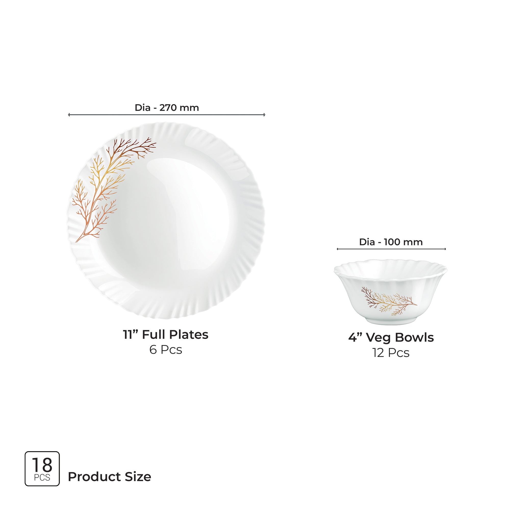 Aurelia Collection Dinner Set - SILVIA