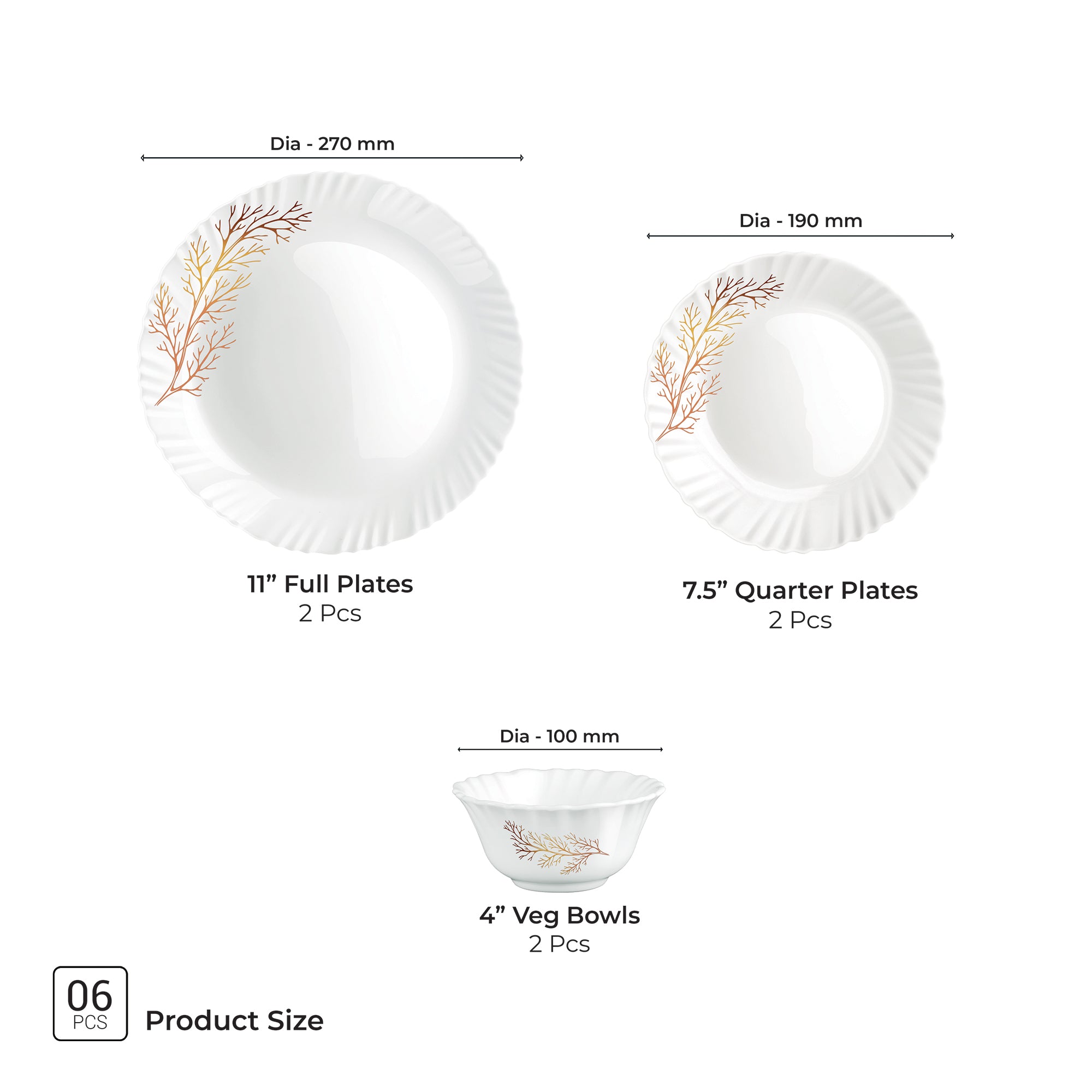 Aurelia Collection Dinner Set - SILVIA
