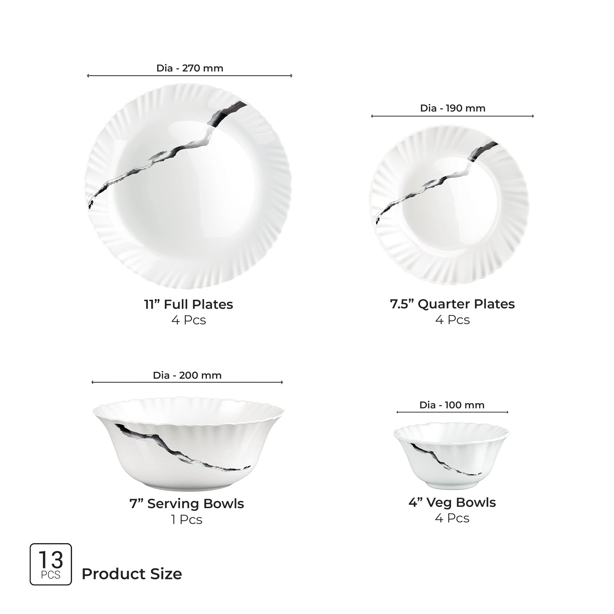 Aurelia Collection Dinner Set - STRIA