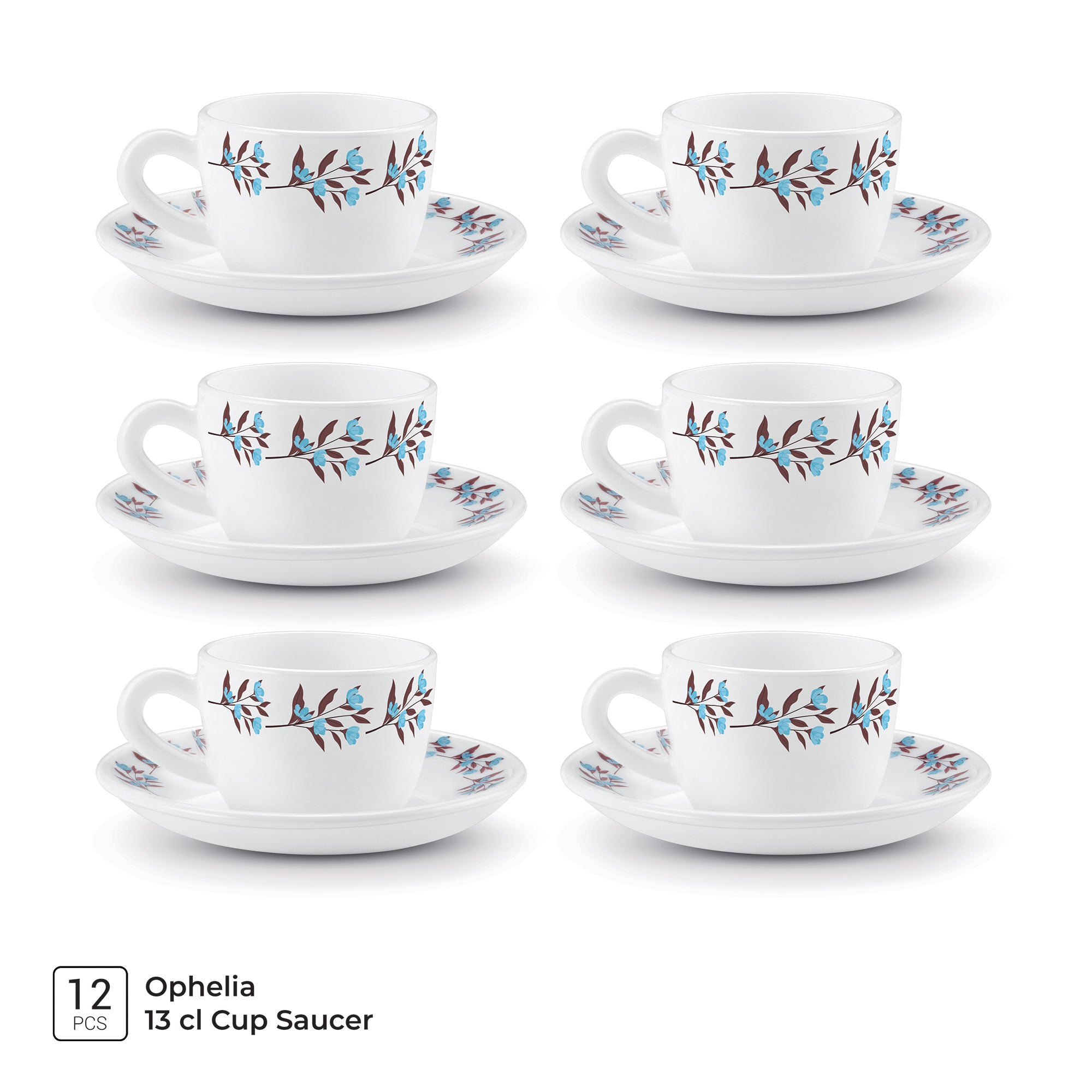 Ophelia 13 CL Cup Saucer Set - LAVELLE (Treo by Milton)