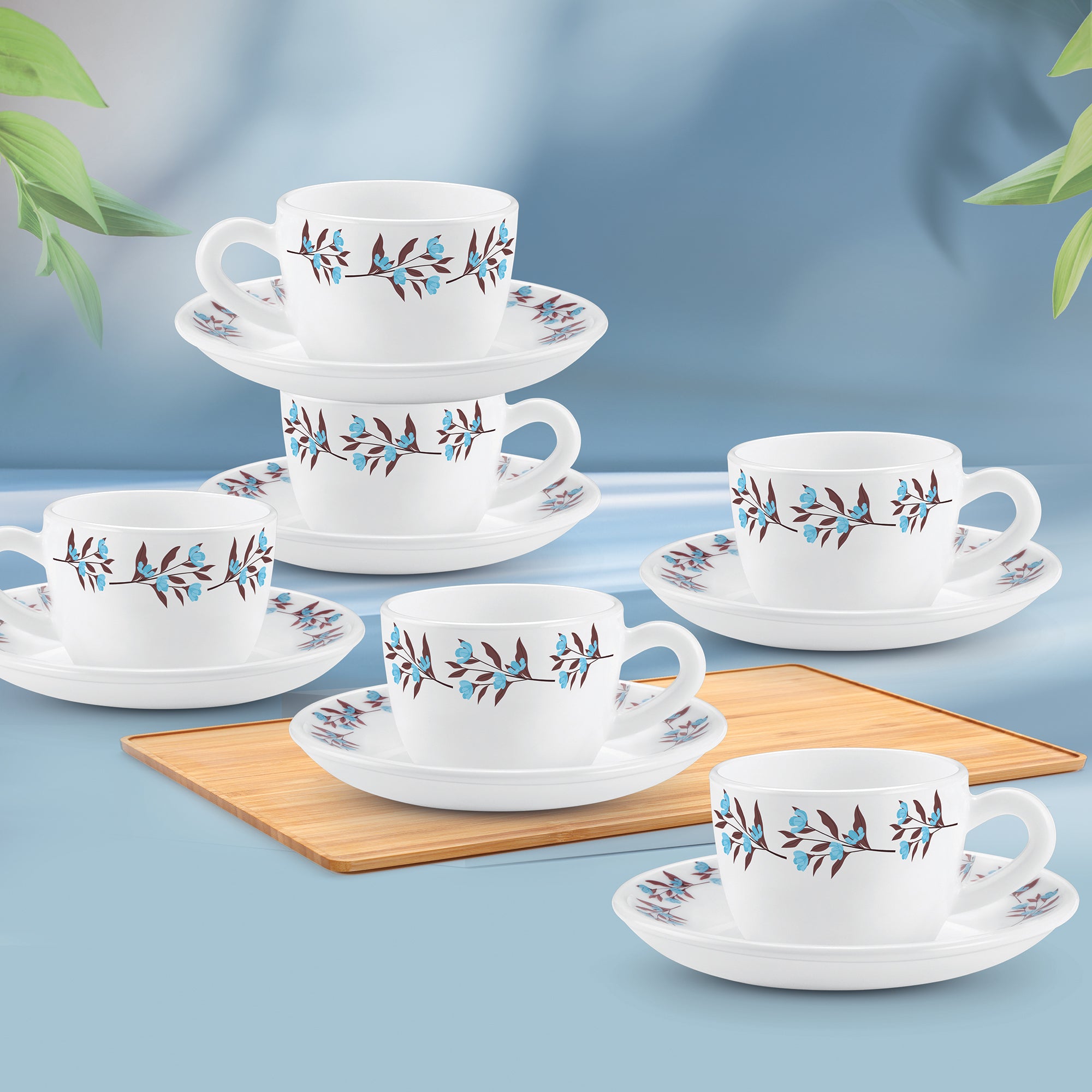 Ophelia 13 CL Cup Saucer Set - LAVELLE (Treo by Milton)