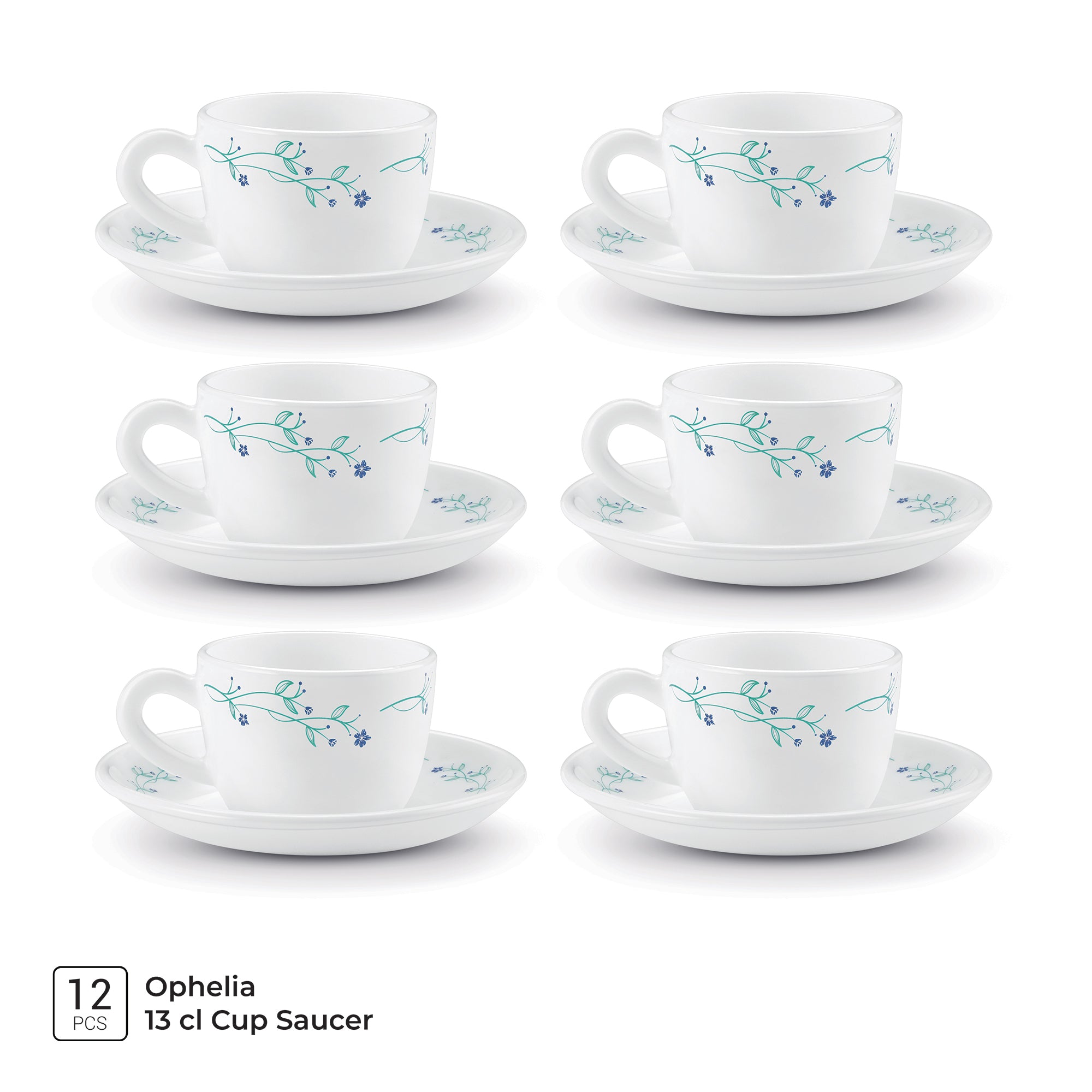 Ophelia 13 CL Cup Saucer Set - MUREL (Treo by Milton)