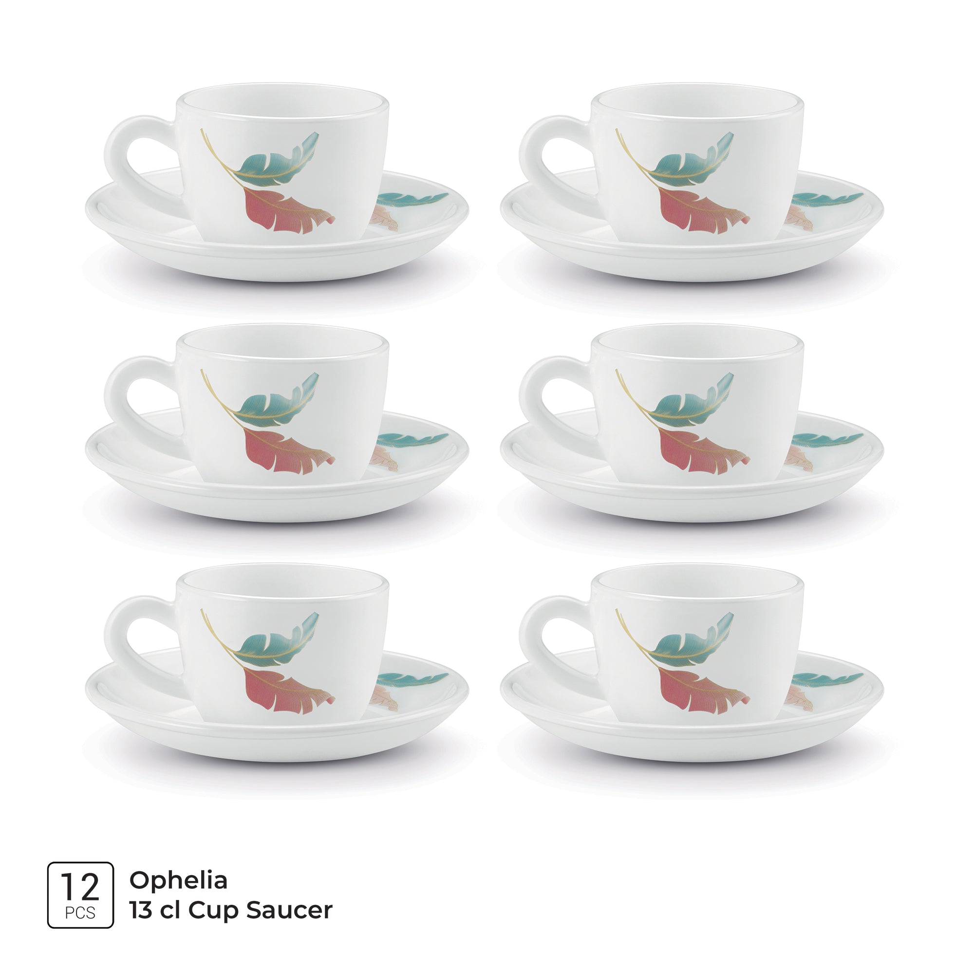 Ophelia 13 CL Cup Saucer Set - PALMA (Treo by Milton)