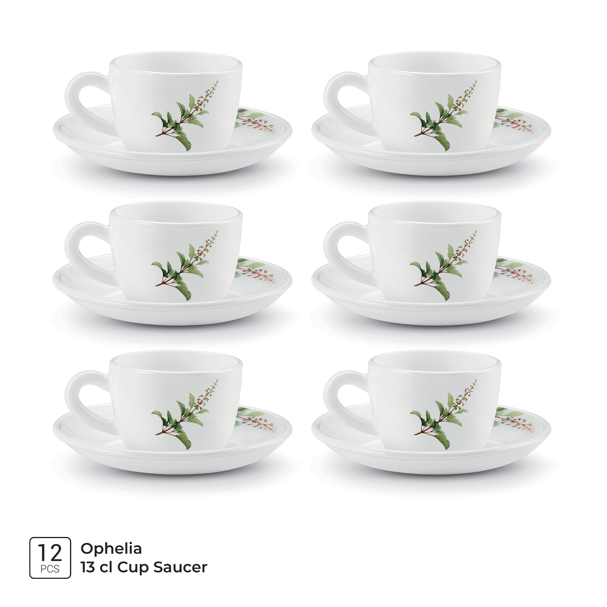 Ophelia 13 CL Cup Saucer Set - SAVIRA (Treo by Milton)