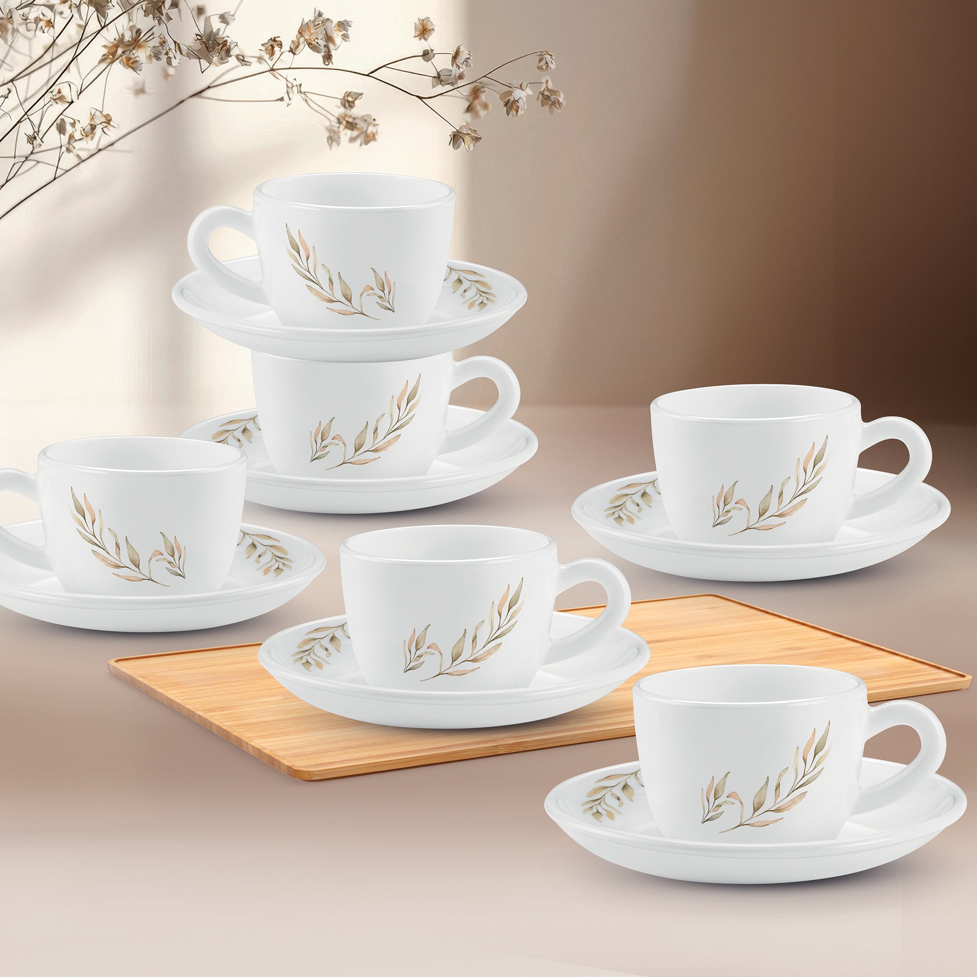 Ophelia 13 CL Cup Saucer Set - SELENE (Treo by Milton)