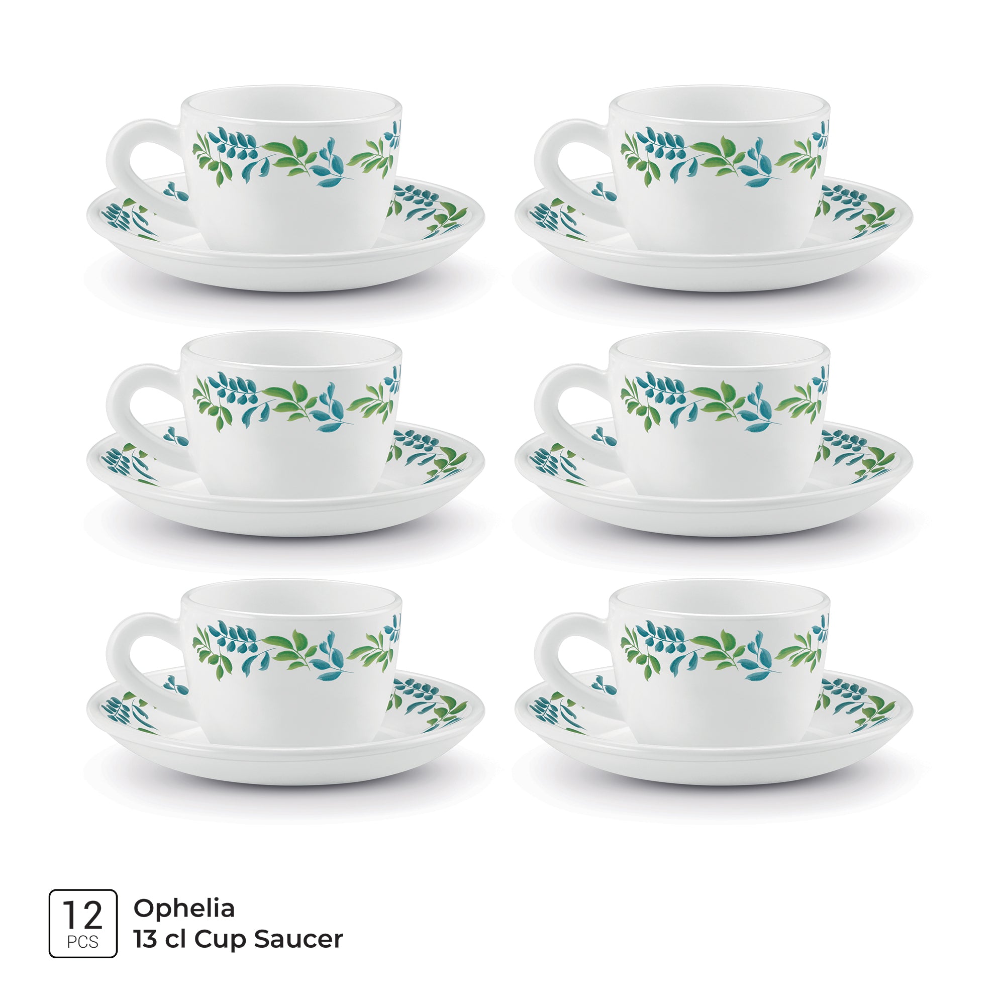 Ophelia 13 CL Cup Saucer Set - VERDINIA (Treo by Milton)