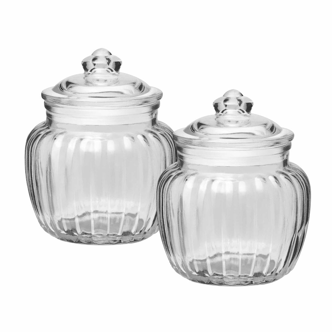 Pot Jar With Glass Lid