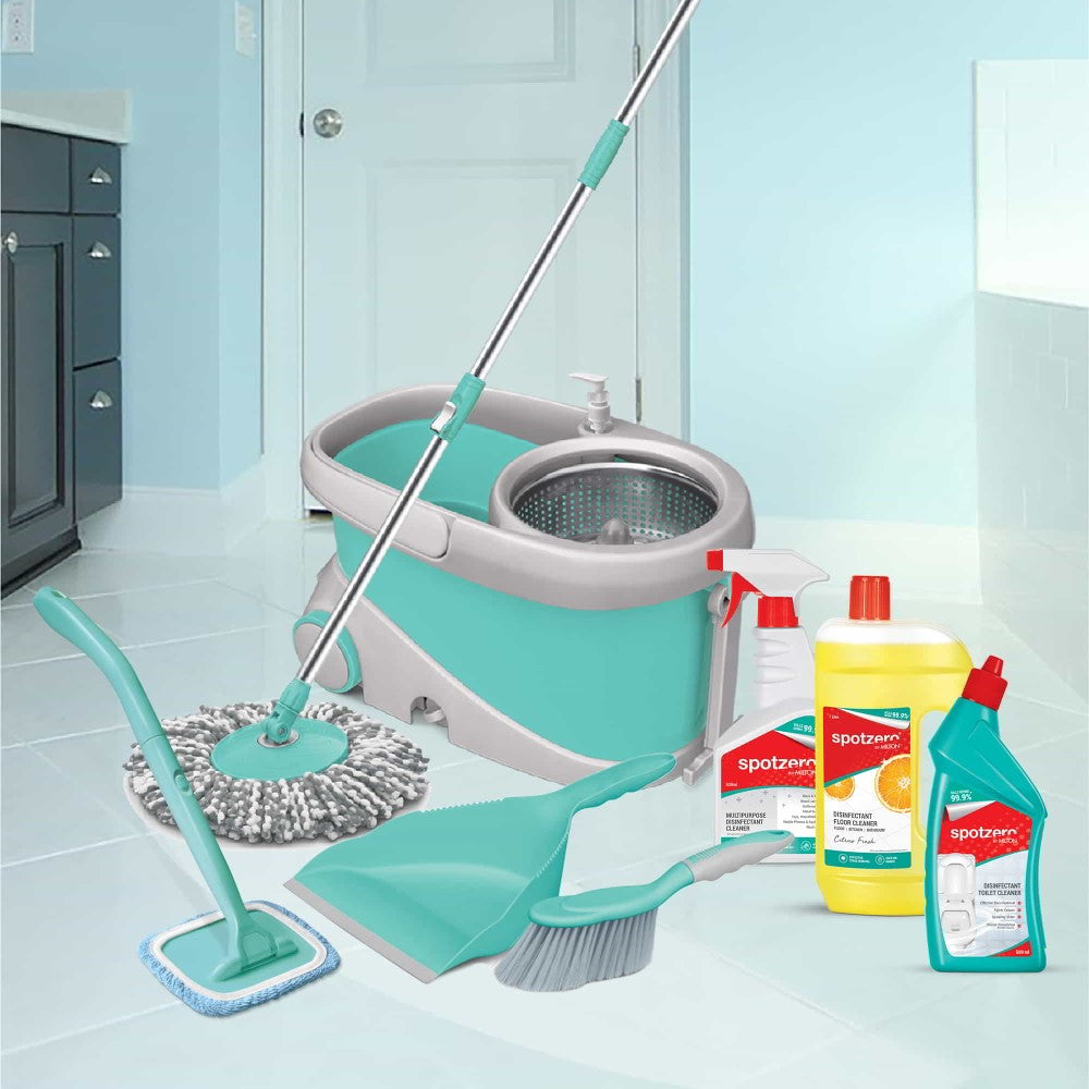 Prime Mop Kit with Car Glass Cleaner