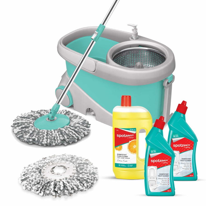 Spotzero by Milton Prime Mop with Cleaner Set