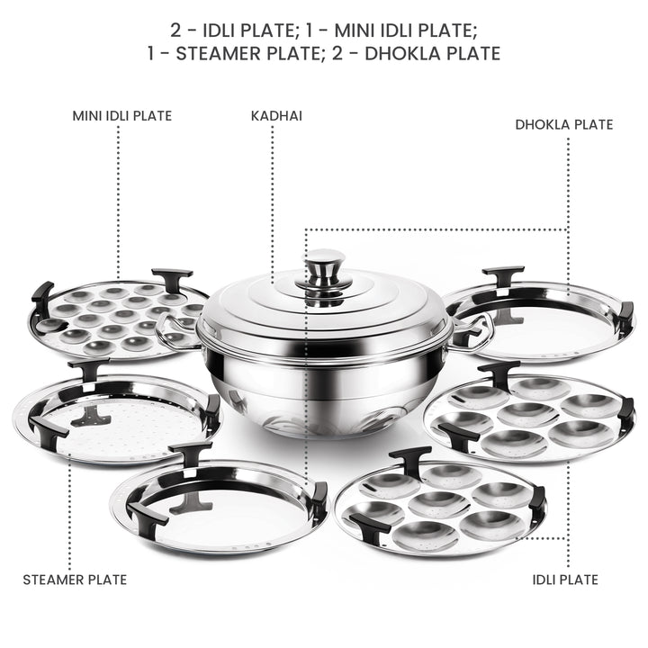 Milton ProCook Multi Kadhai With Lid Set