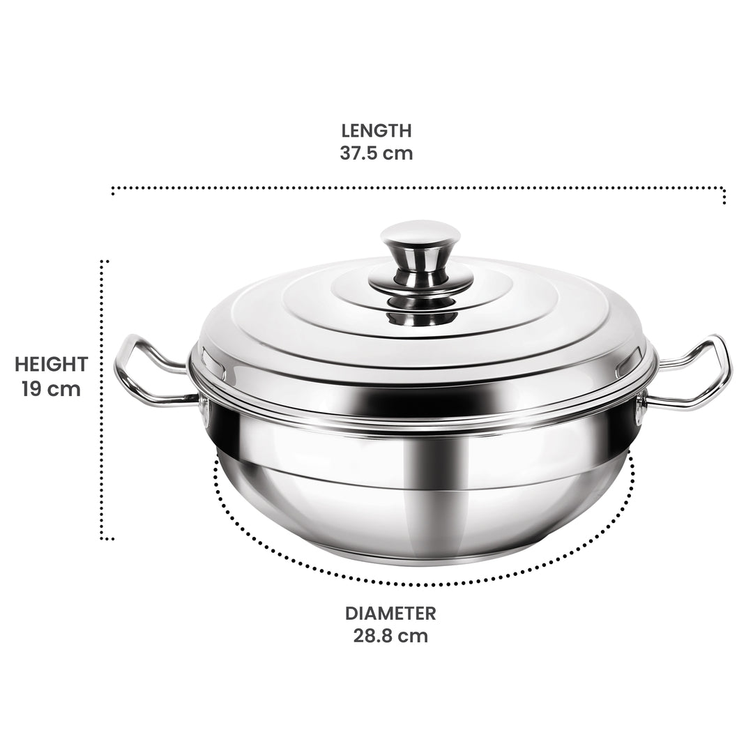 Multi Kadhai With Lid (Milton Procook)