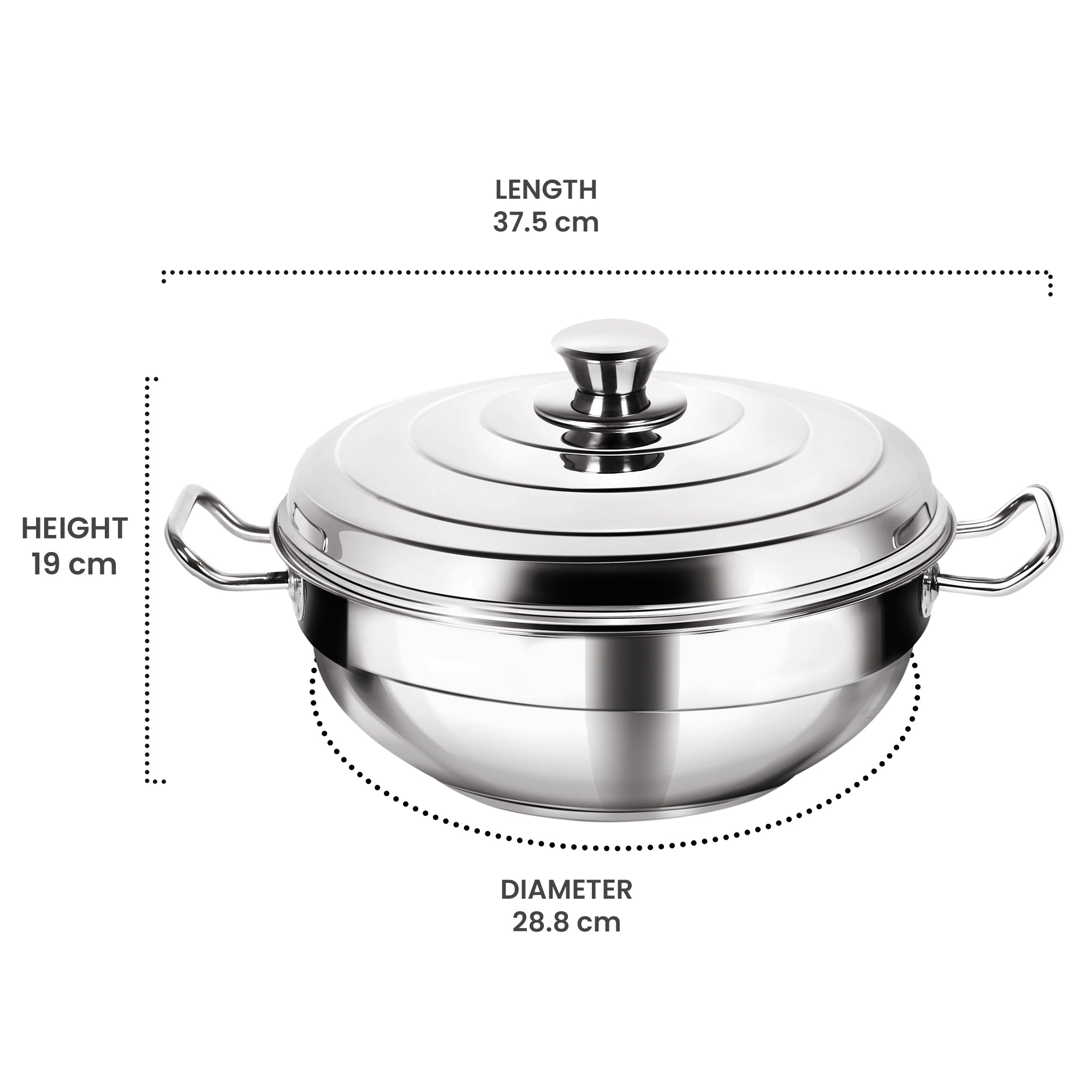 Multi Kadhai With Lid (Milton Procook)