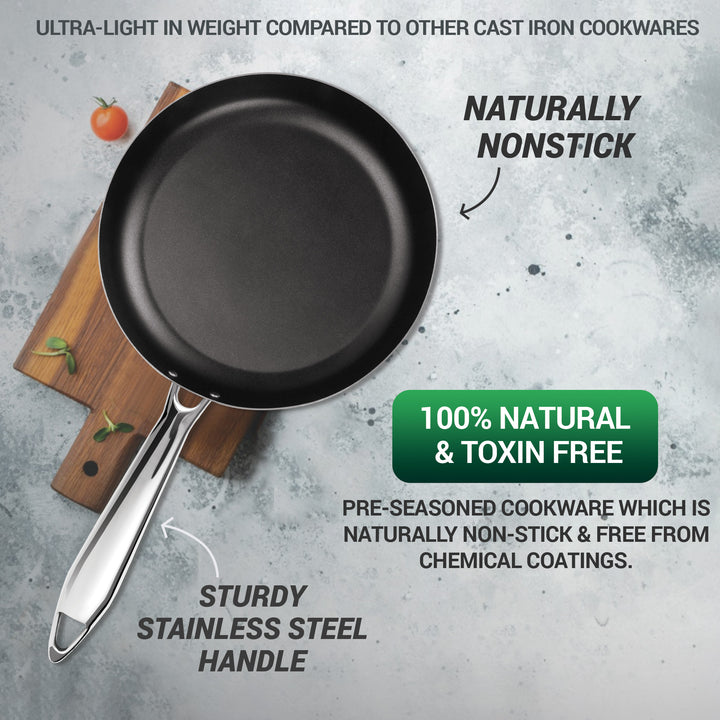 Non Stick Iron Fry Pan (Milton Procook)