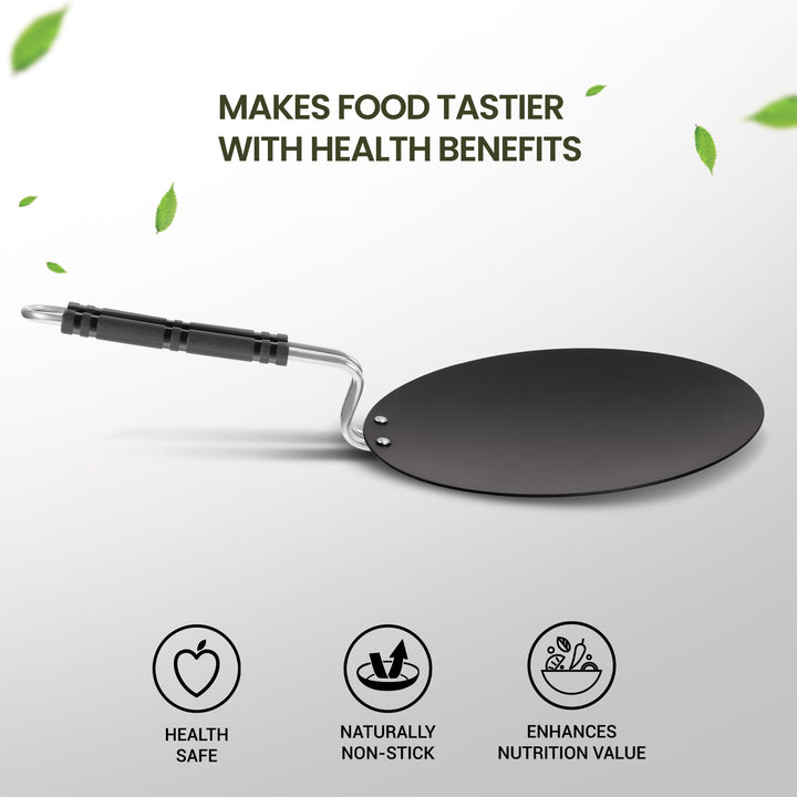 Non Stick Iron Concave Tawa (Milton Procook)