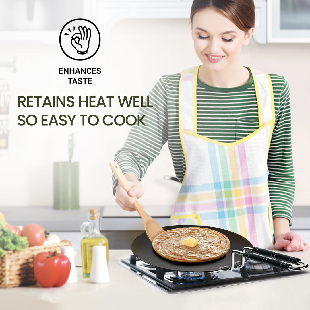 Non Stick Iron Concave Tawa (Milton Procook)