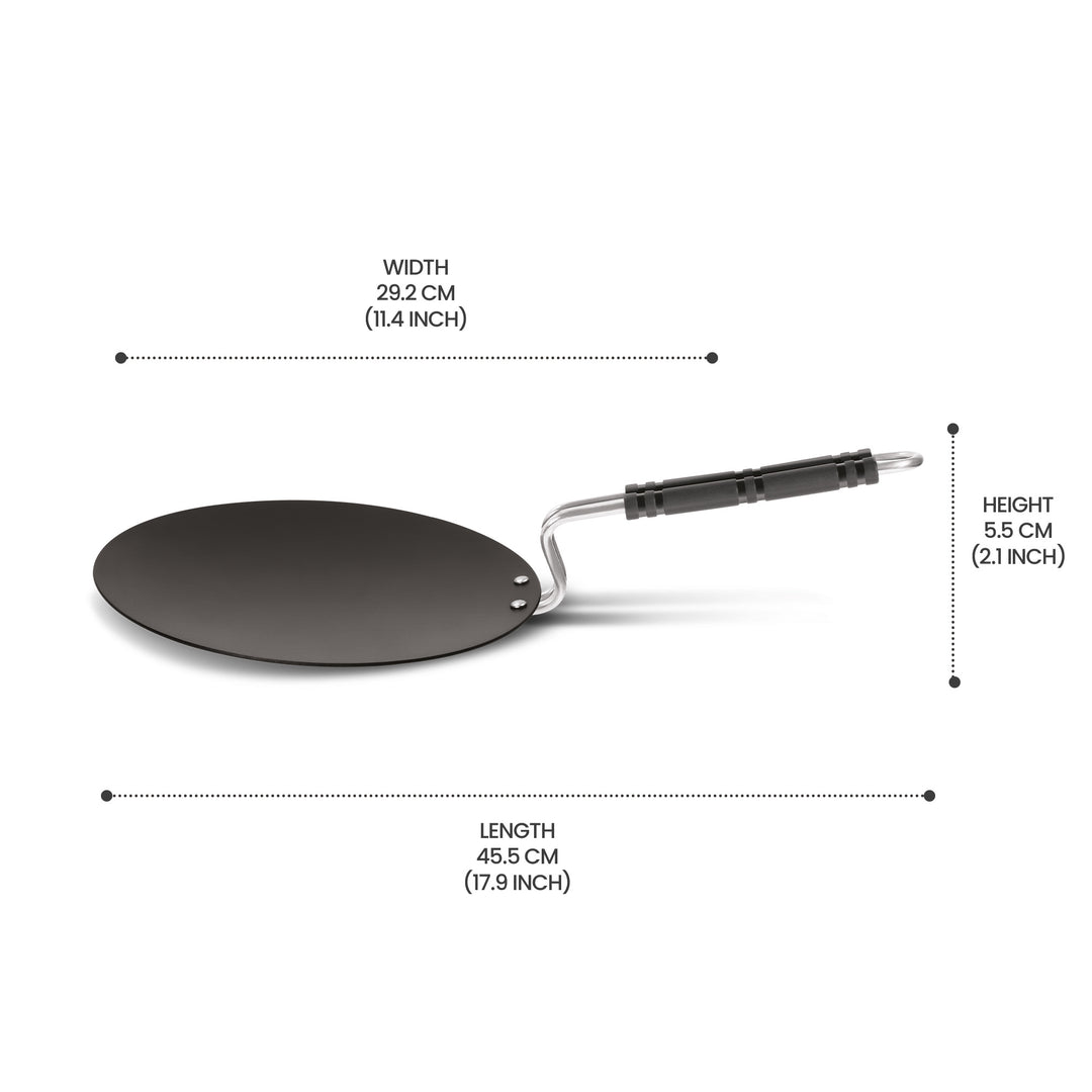 Non Stick Iron Concave Tawa (Milton Procook)