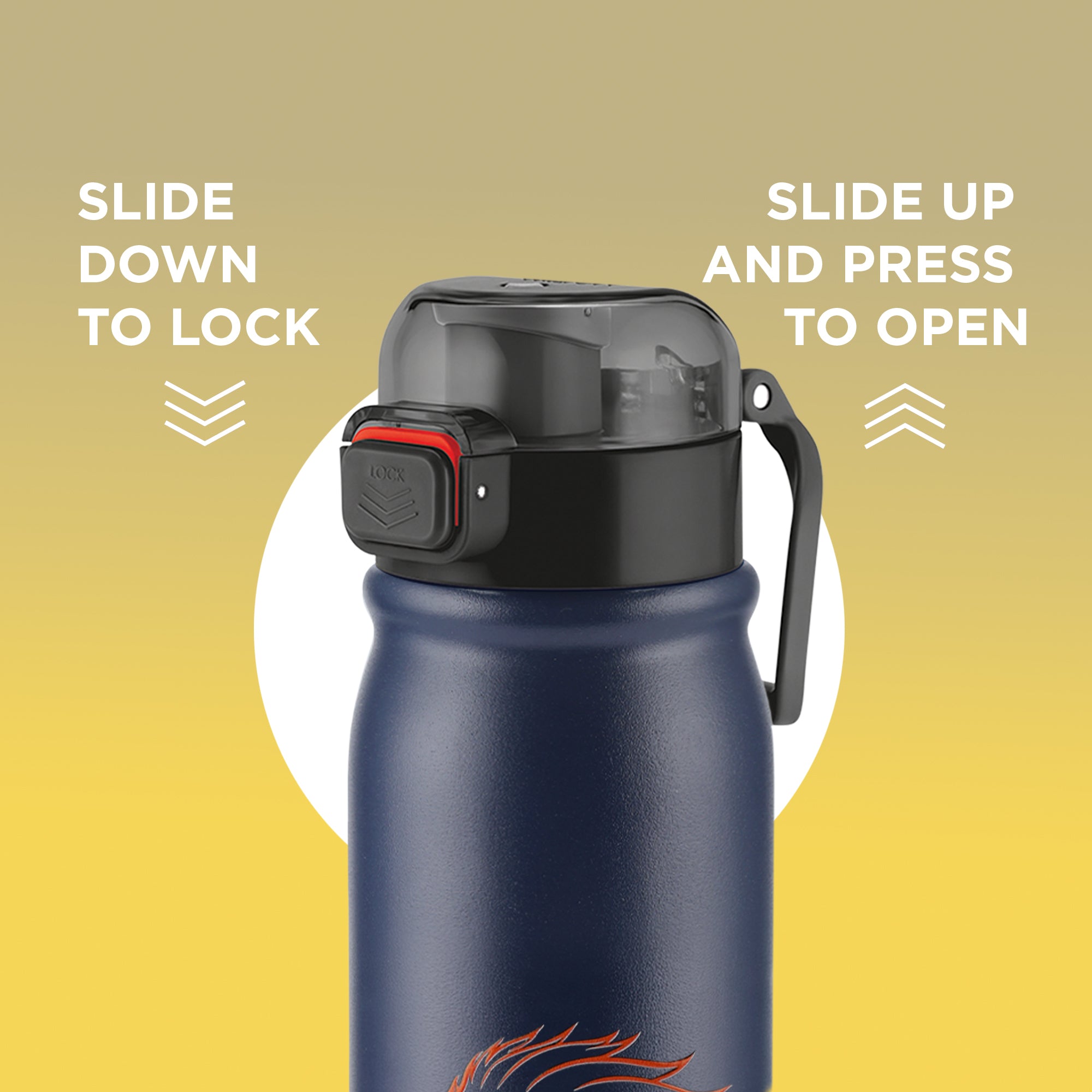 Sports Reva UV Printing Stainless Steel Bottle - Chennai Super Kings (CSK) - Milton