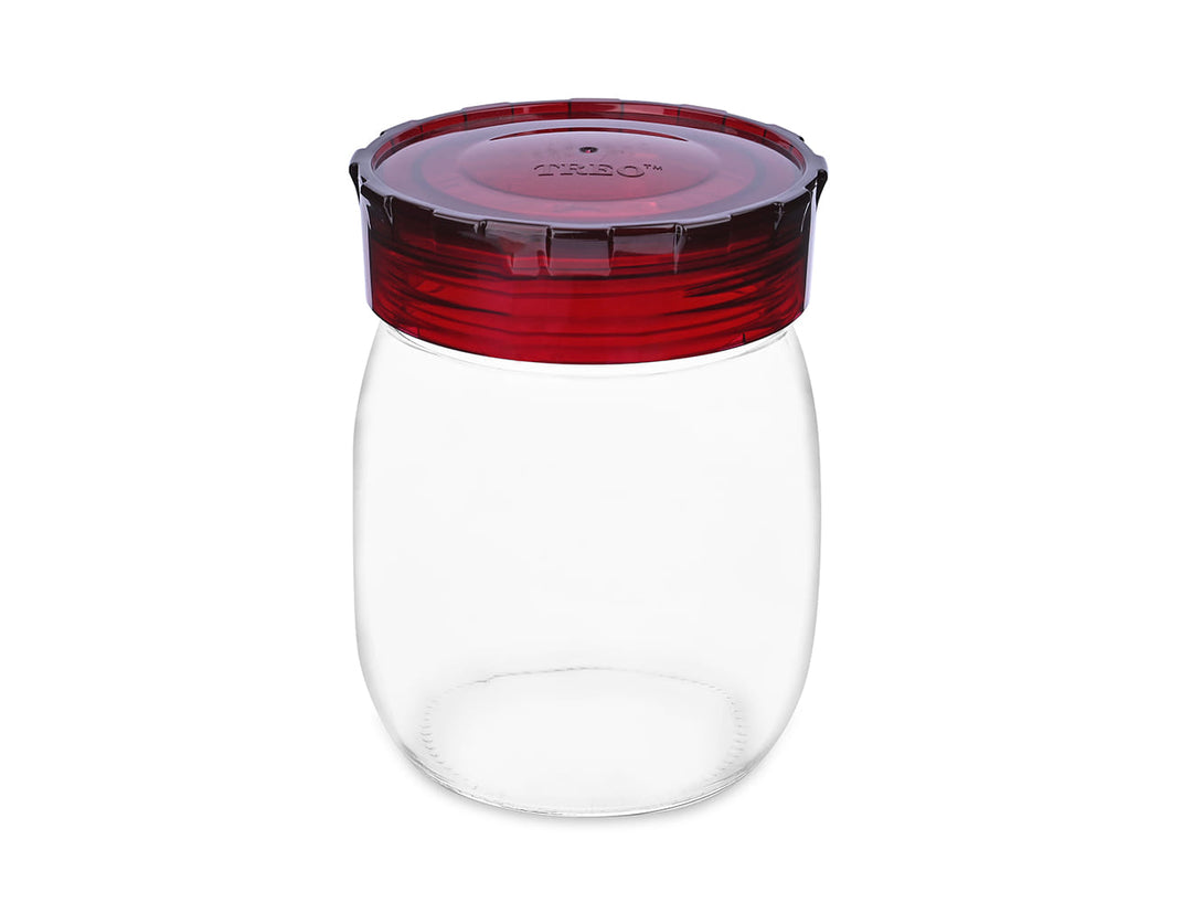Round Glass Jar