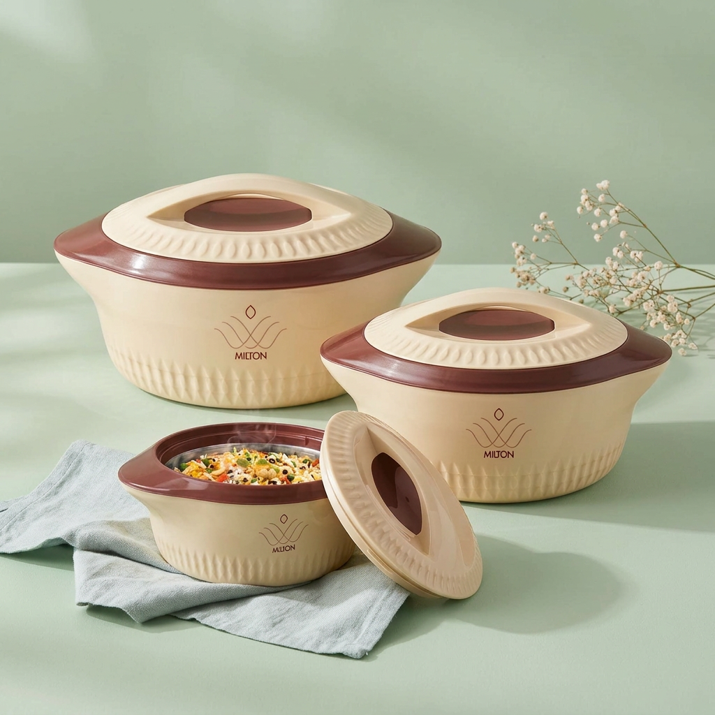 {Brown | 1000 ml / 1500 ml / 2000 ml | Regular Set, Brown | 500 ml / 1000 ml / 1500 ml | Jr. Gift Set}