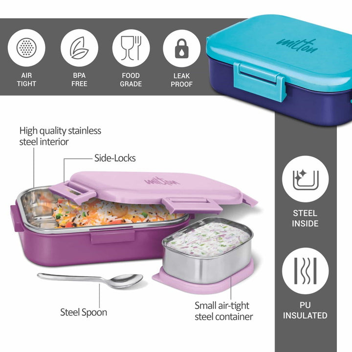 Senior Flatmate Insulated Lunch Box Features