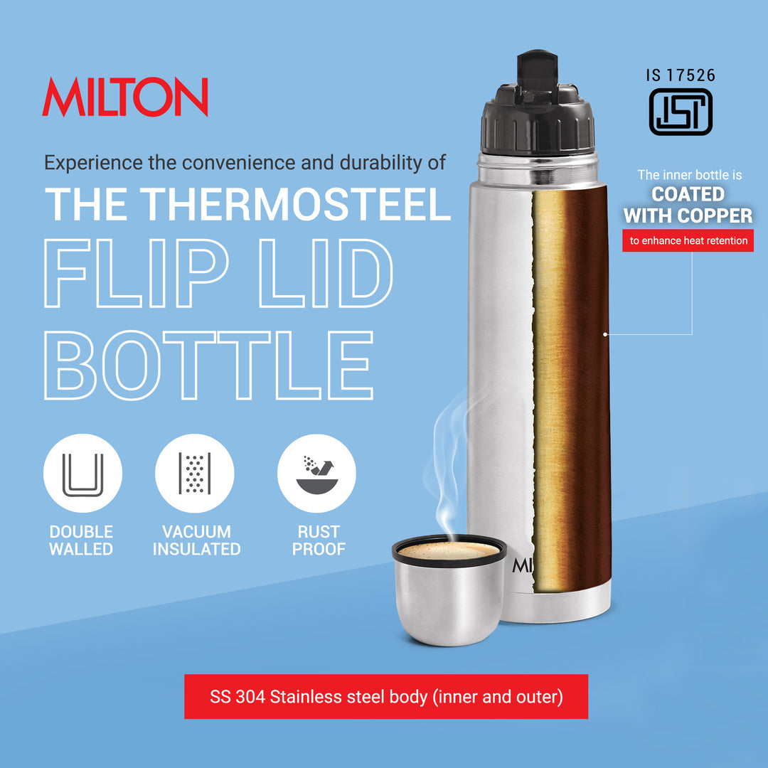 Flip Lid Thermosteel Bottle (Milton)