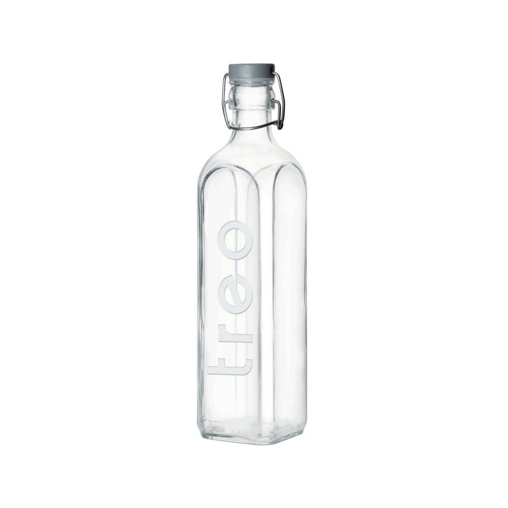 Squara Glass Water Bottle