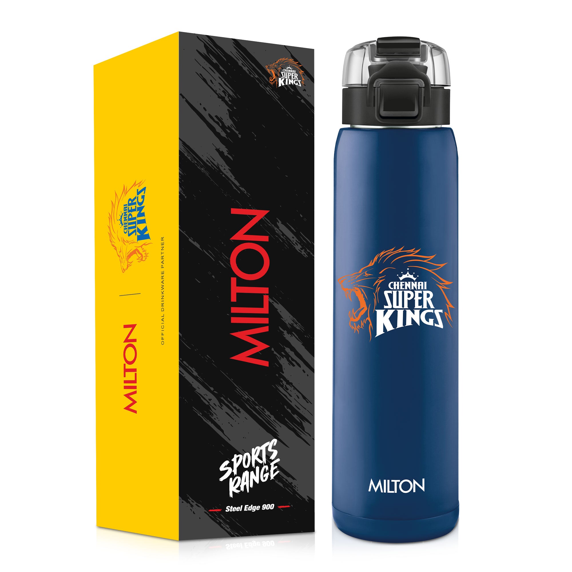 Sports Steel Edge UV Printing Thermoware Bottle With Twin Lid