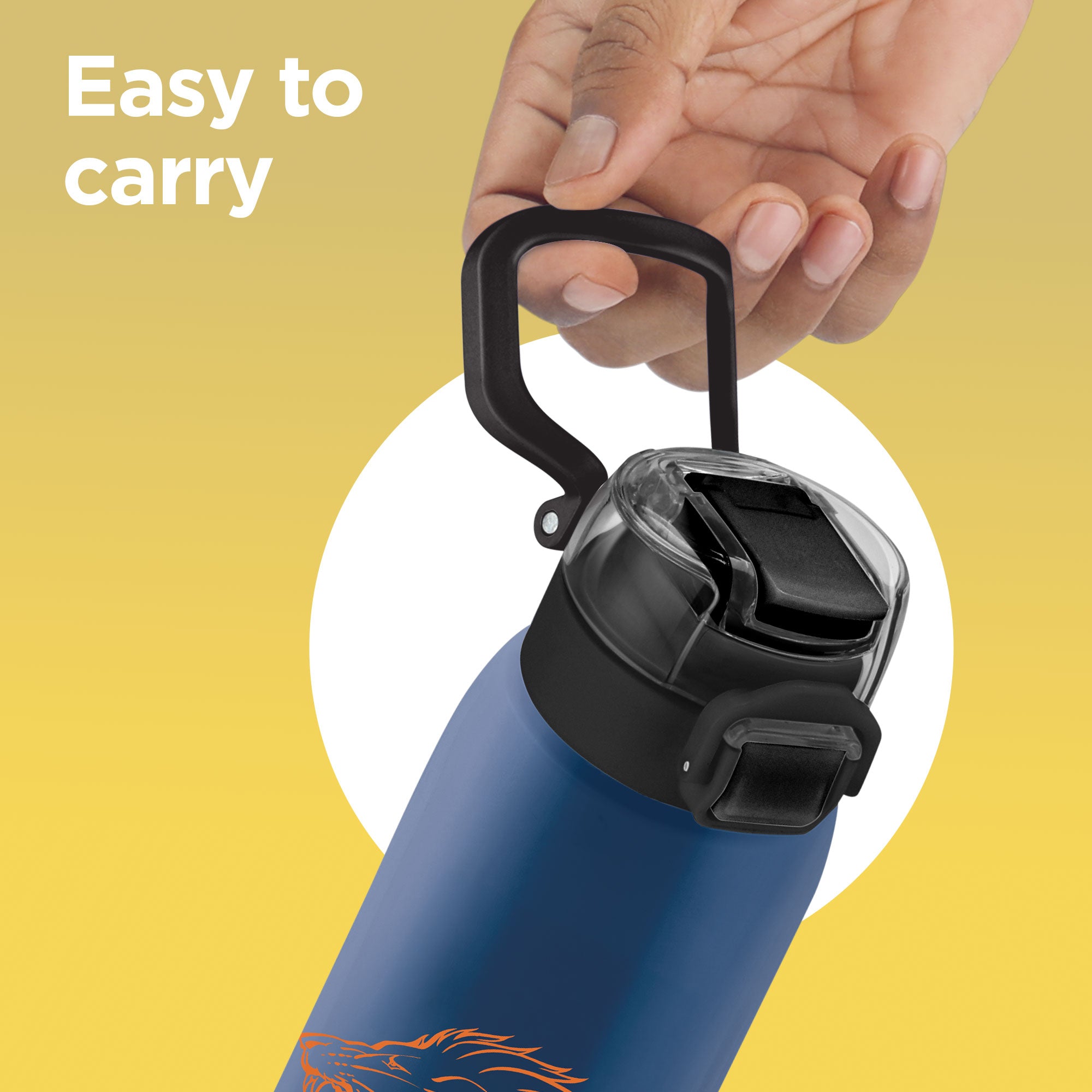 Sports Steel Edge UV Printing Thermoware Bottle With Twin Lid - Chennai Super Kings (CSK) - Milton