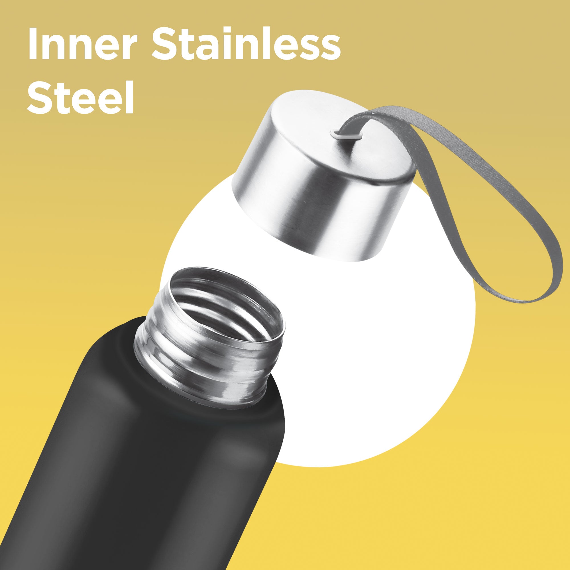 Sports Steel Halo UV Printing Water Bottle - Chennai Super Kings (CSK) - Milton