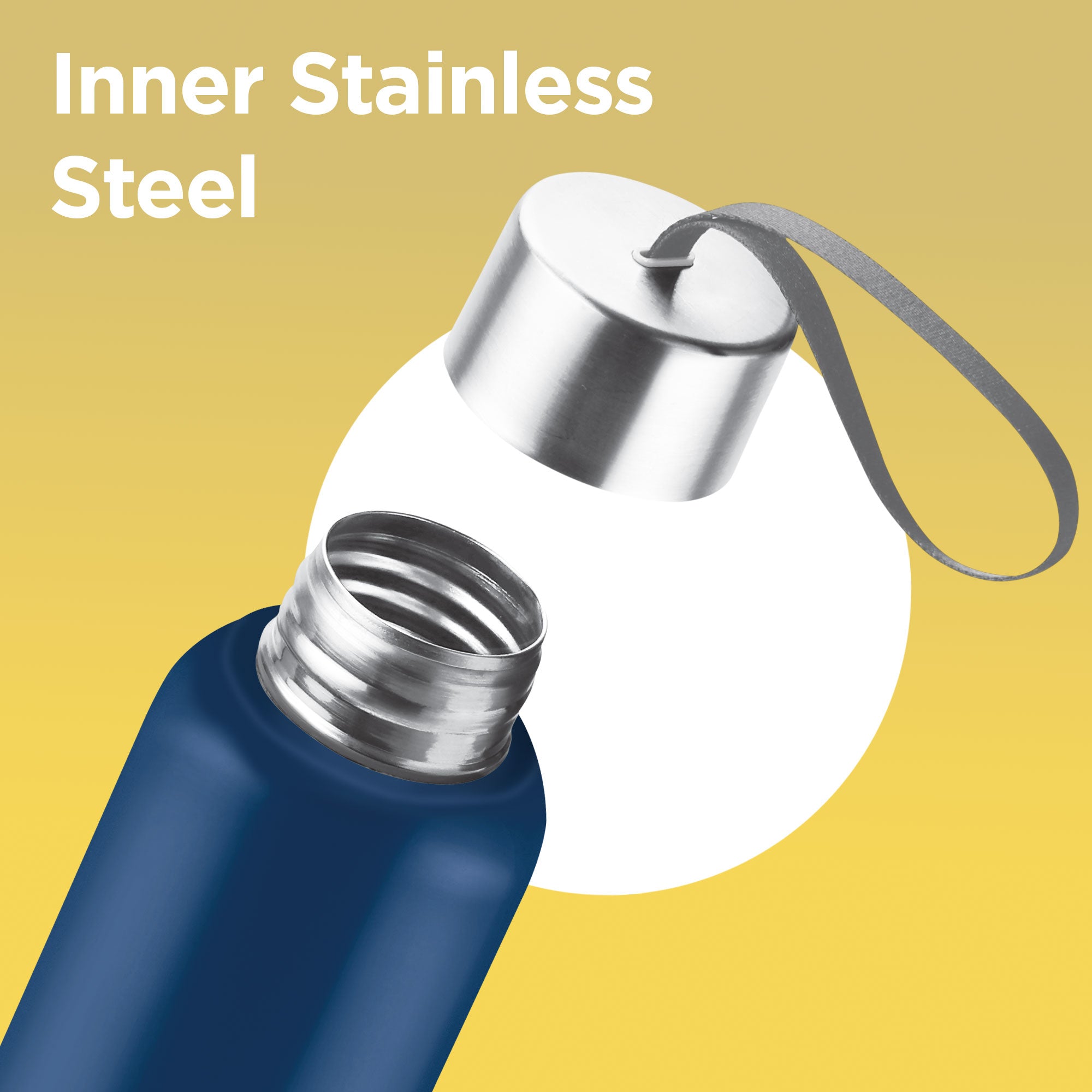 Sports Steel Halo UV Printing Water Bottle - Chennai Super Kings (CSK) - Milton