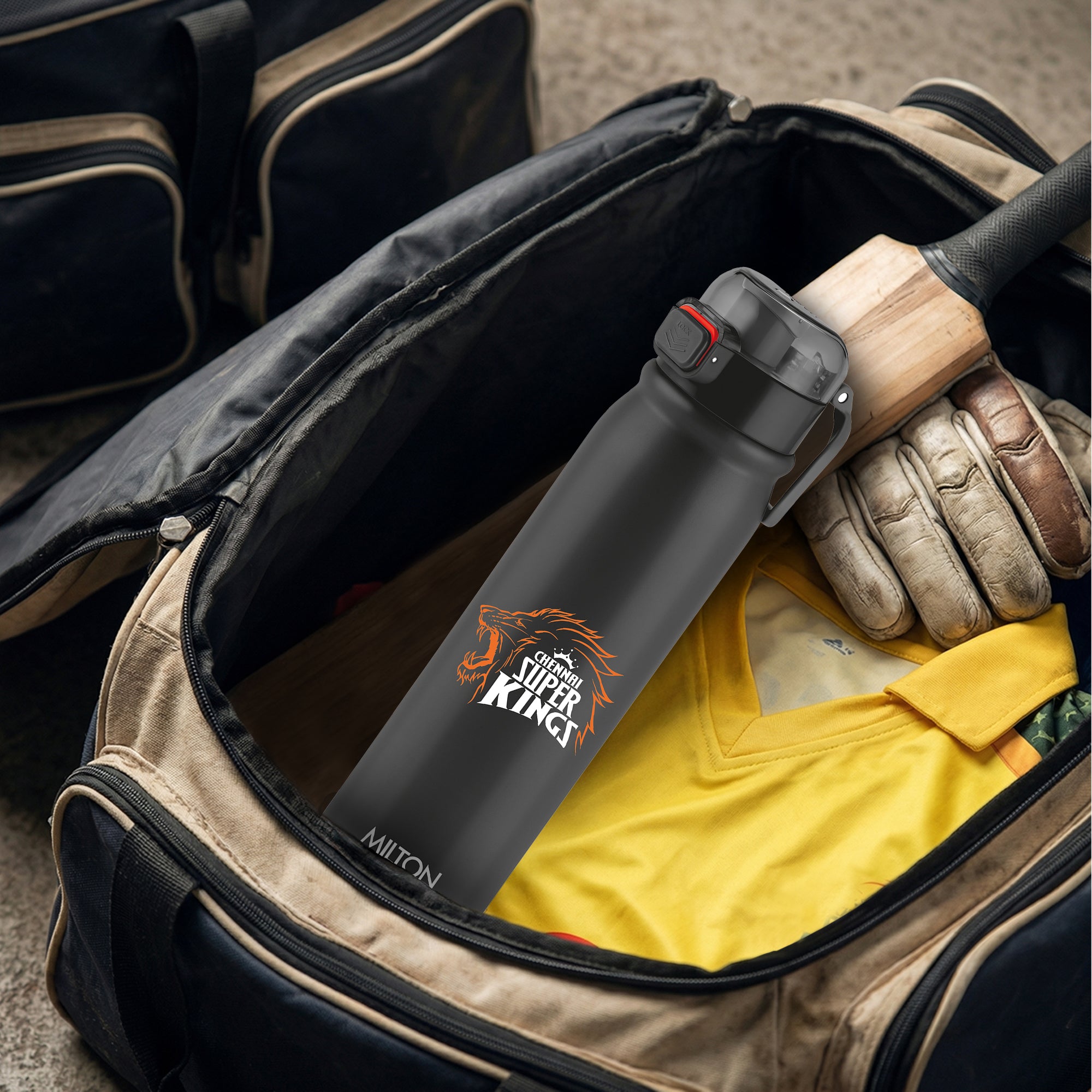 Sports Reva UV Printing Stainless Steel Bottle - Chennai Super Kings (CSK) - Milton