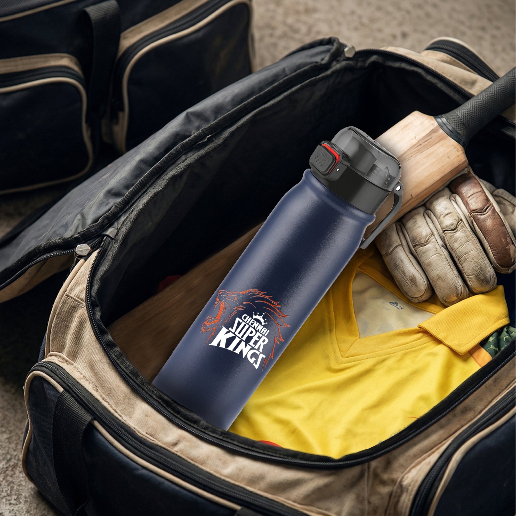 Sports Reva UV Printing Stainless Steel Bottle - Chennai Super Kings (CSK) - Milton