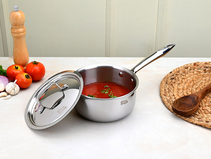 Sauce Pan With Lid - Triply