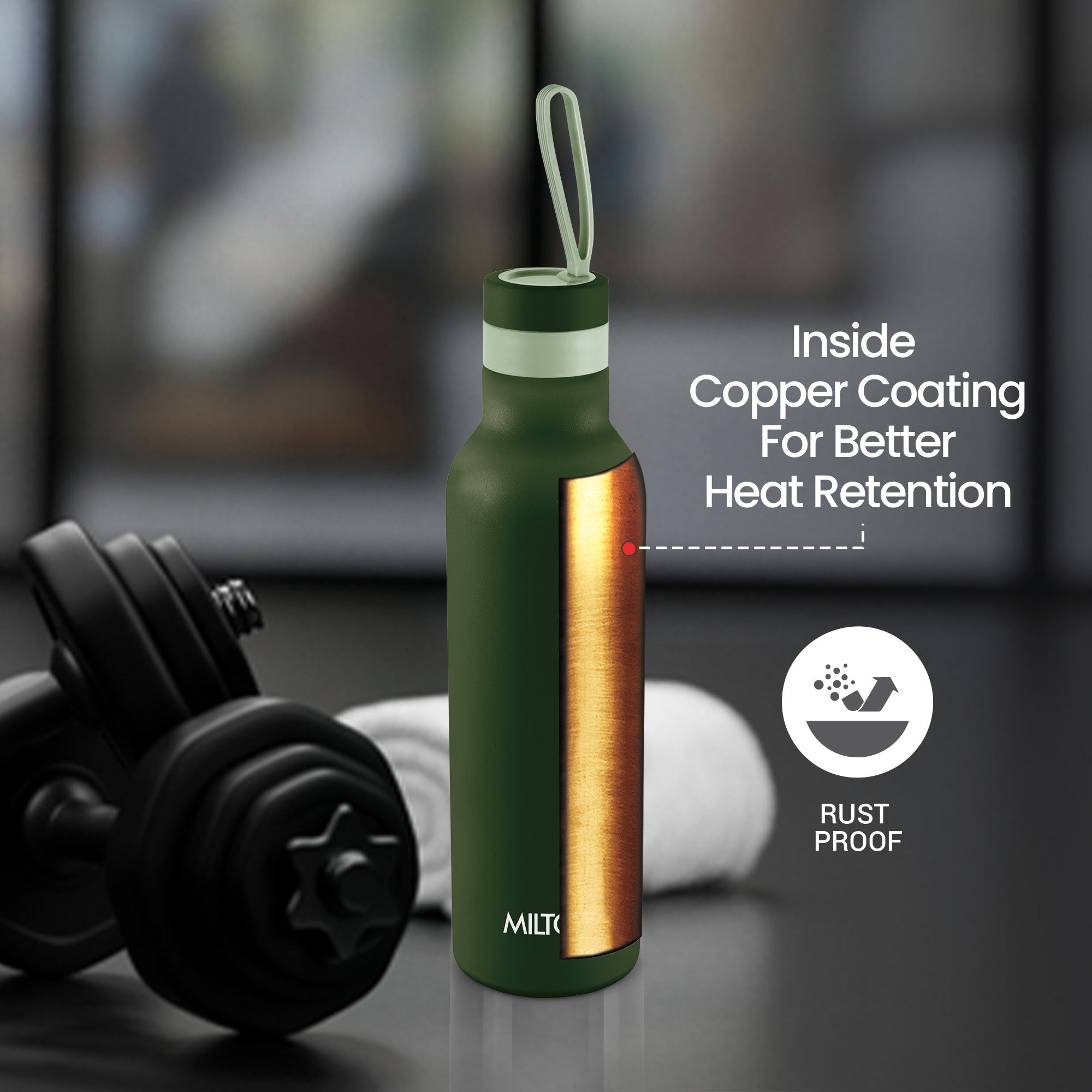 New Smarty Hot and Cold Thermosteel Bottle (Milton)