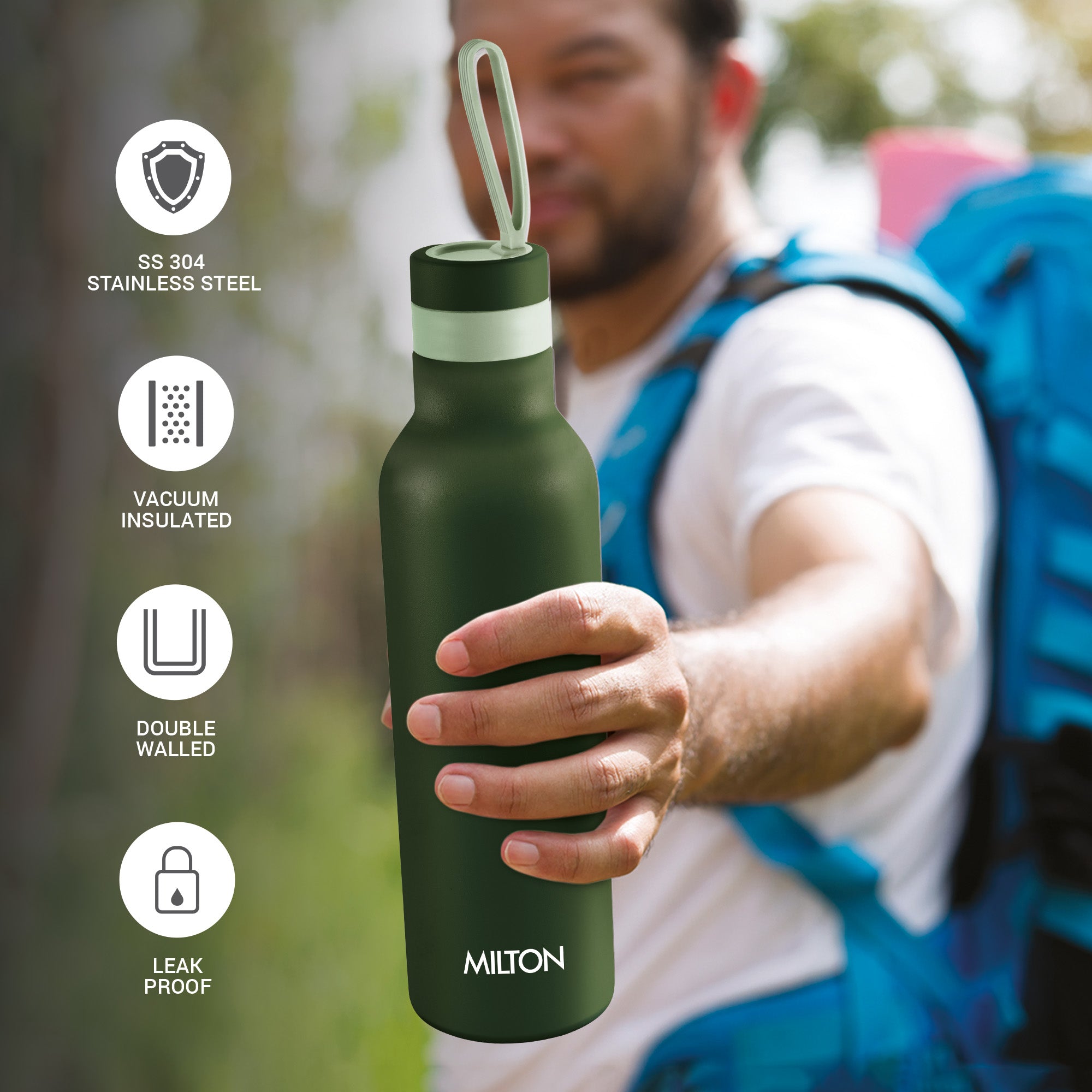 New Smarty Hot and Cold Thermosteel Bottle (Milton)
