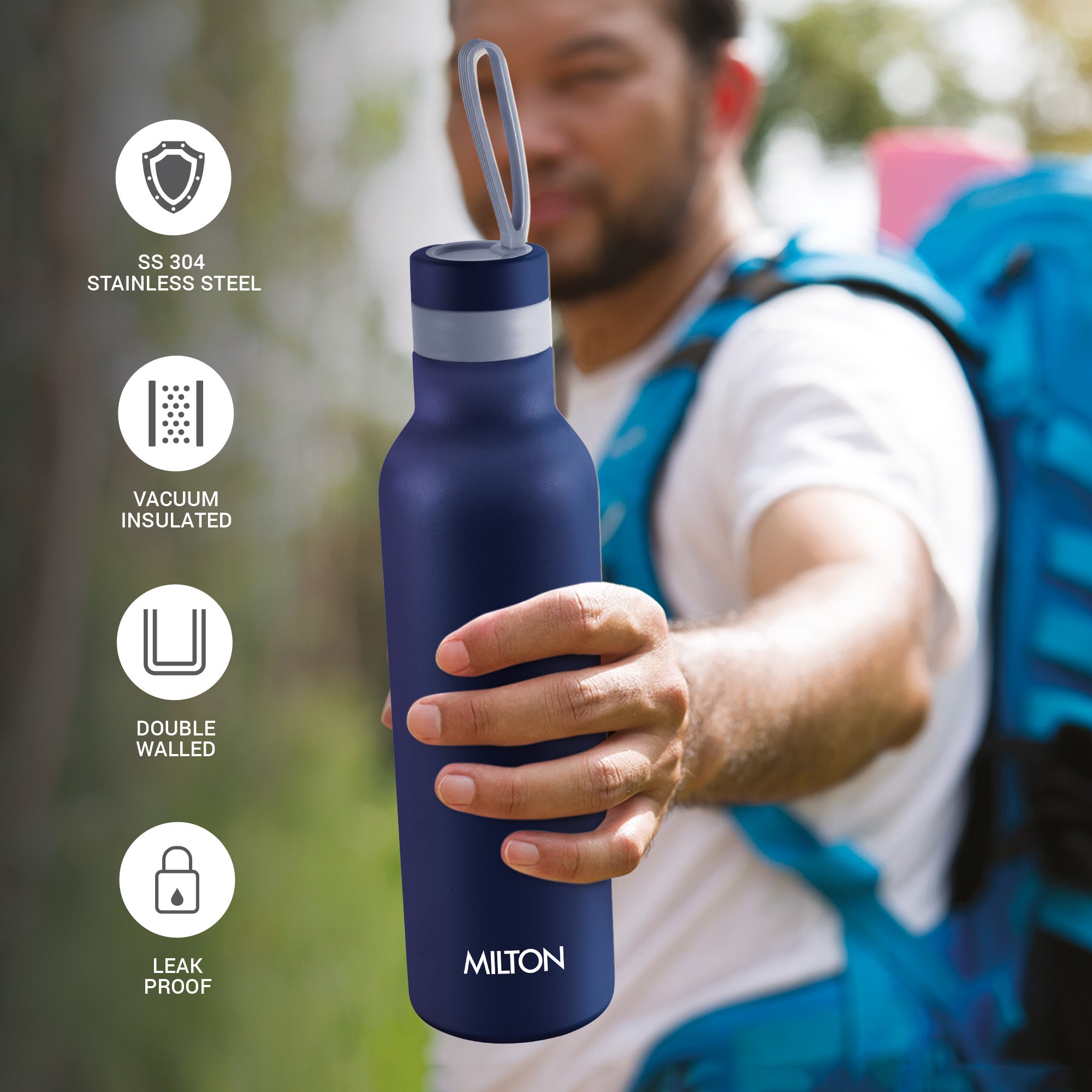 New Smarty Hot and Cold Thermosteel Bottle (Milton)