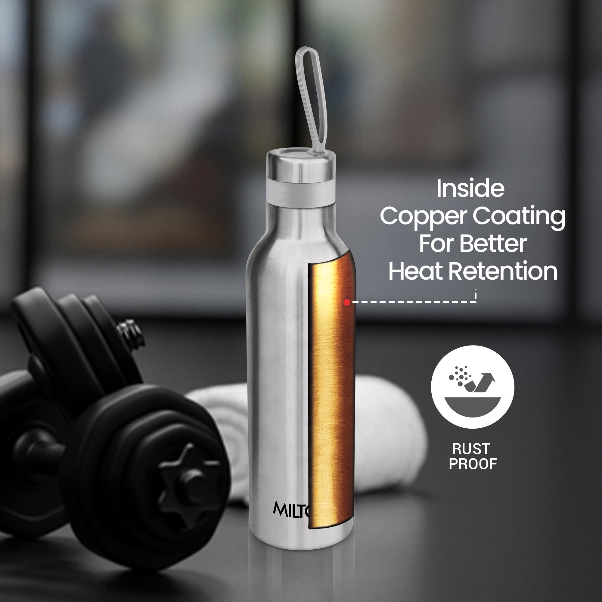 New Smarty Hot and Cold Thermosteel Bottle (Milton)