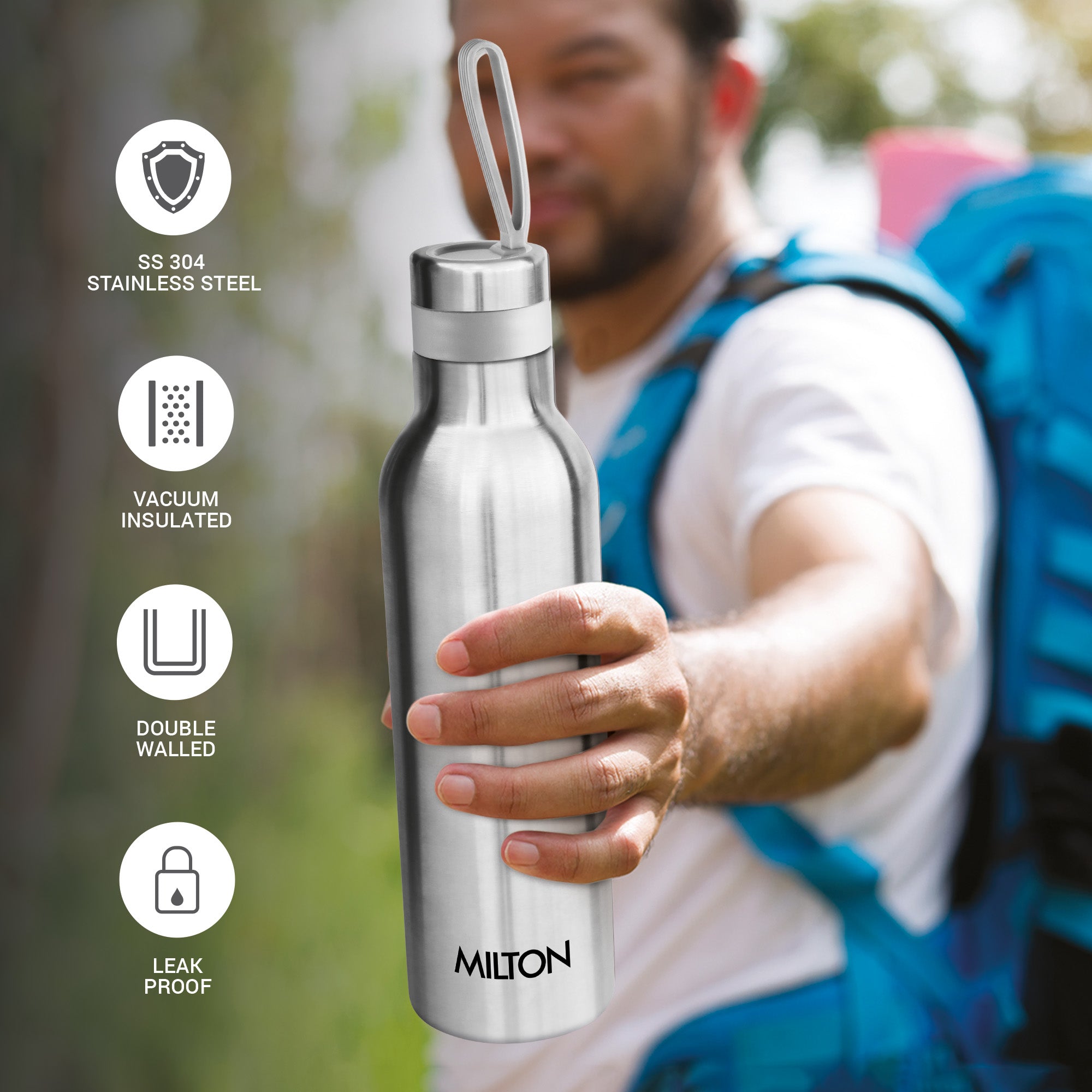 New Smarty Hot and Cold Thermosteel Bottle (Milton)
