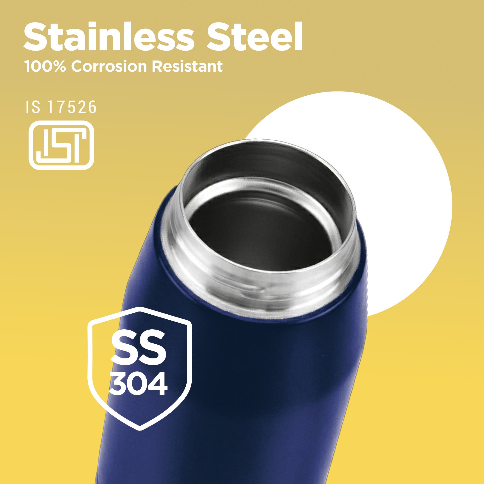 Sports Sparkle UV Printing Thermosteel Bottle - Chennai Super Kings (CSK) - Milton