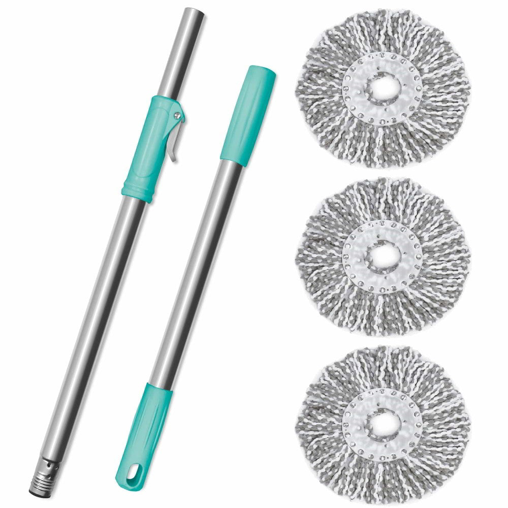 Spin Mop Rod With Mop Refill