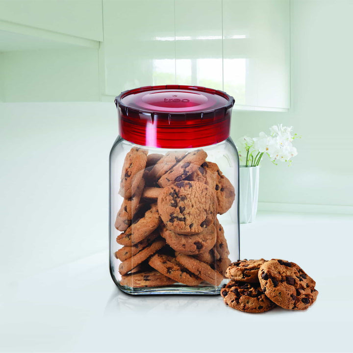 Square Glass Jar