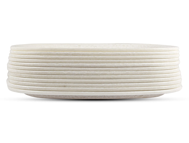 Square Round Dinner Plate Set