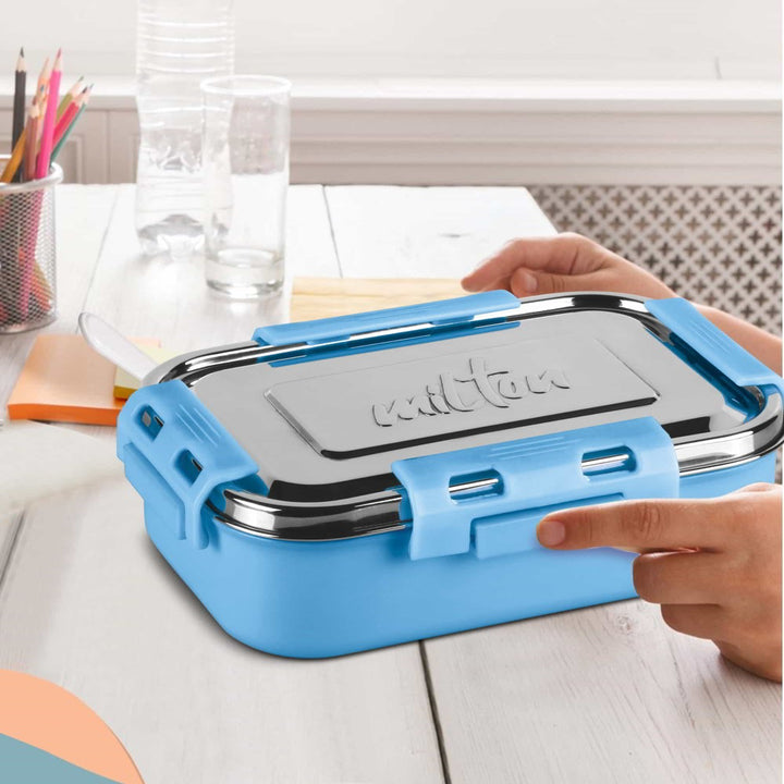 Steel Flat Lunchbox