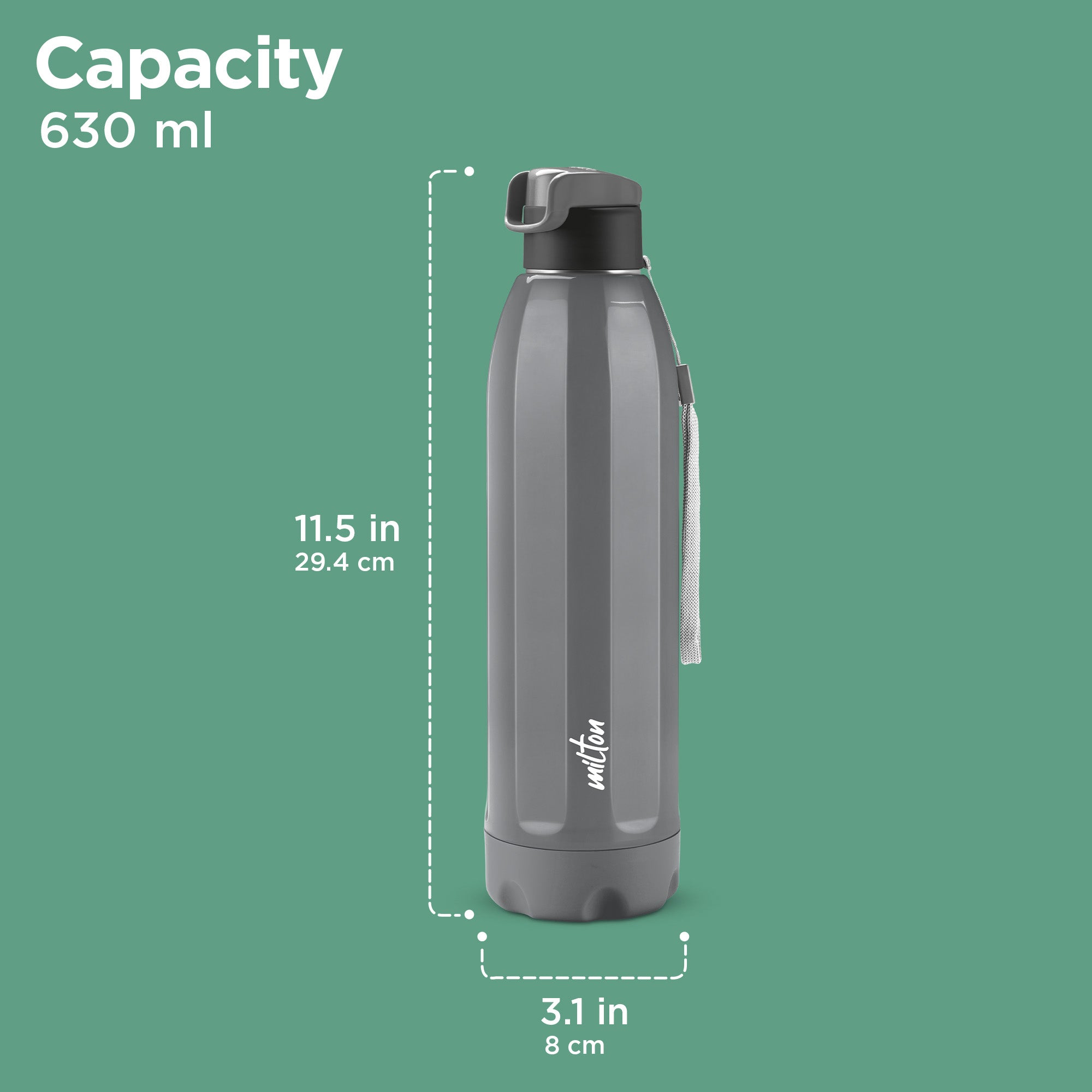 Steel Meridian Insulated Water Bottle (Milton)