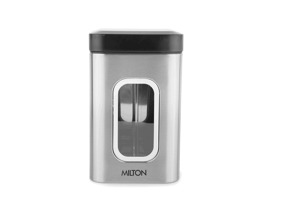 Milton Steel Clear Square Jar