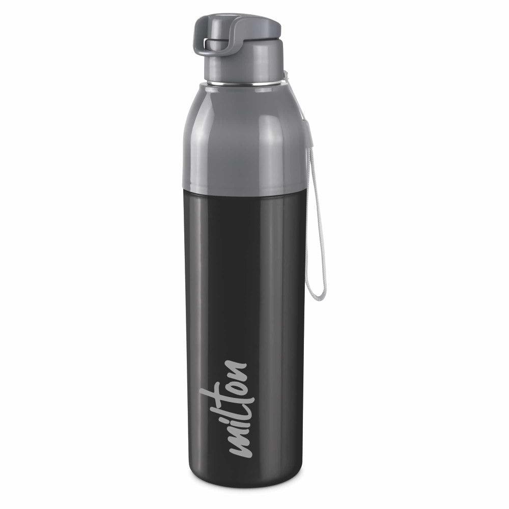 Steel Convey Insulated Water Bottle (Milton) - Black / 520 ml / 1 Unit